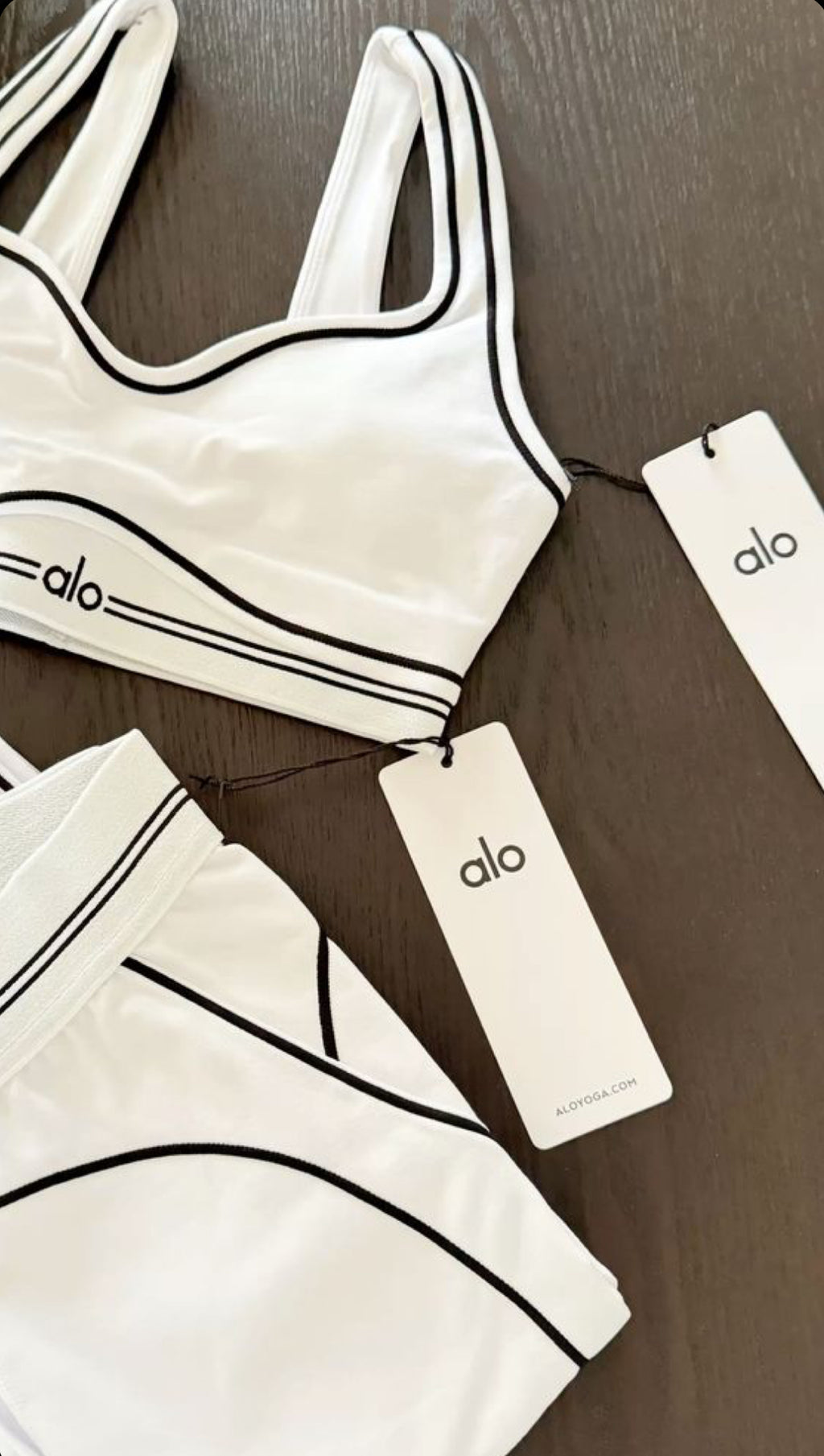 ALO Suit Up Bra and High Waisted Leggings