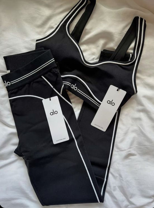 ALO Suit Up Bra and High Waisted Leggings