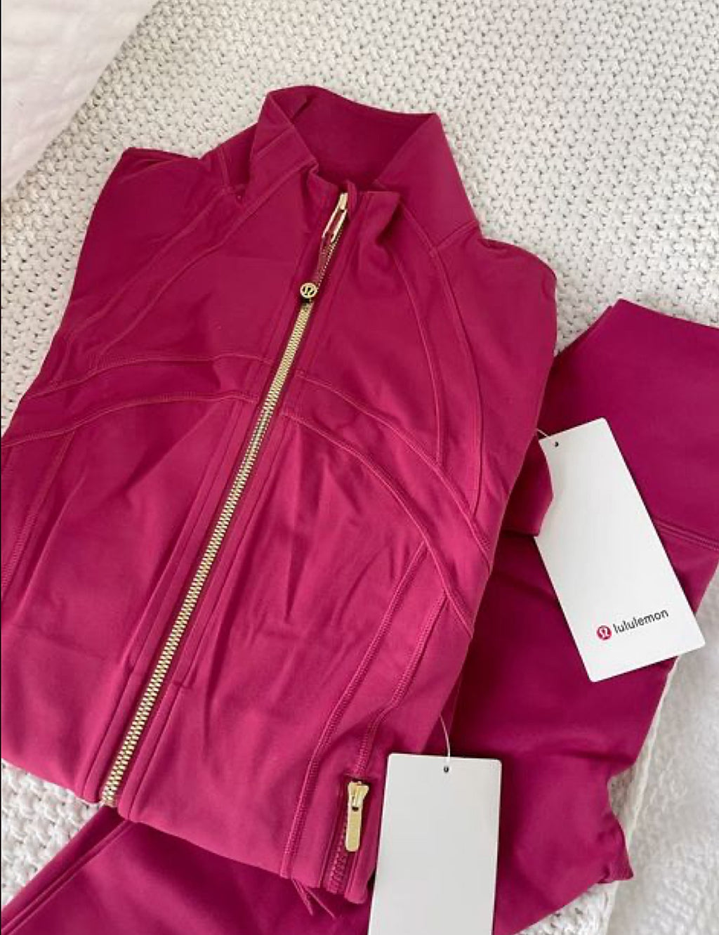 LuluLemon Zip-Up Jacket and Flare Pant Set
