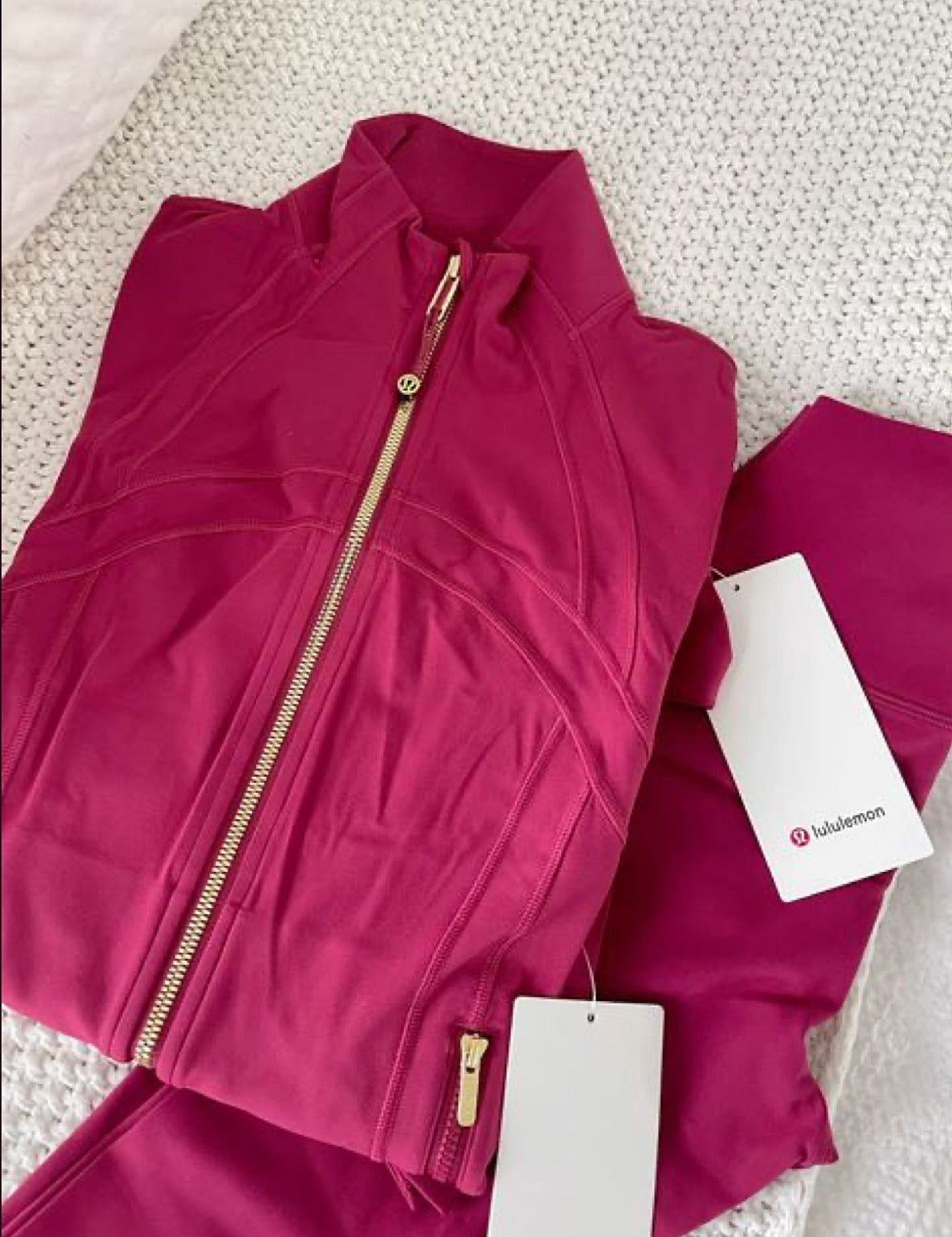LuluLemon Zip-Up Jacket and Flare Pant Set